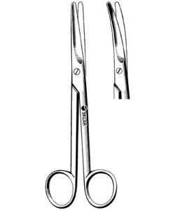 dissecting scissors curved