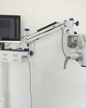 Dental Microscope Tiltable